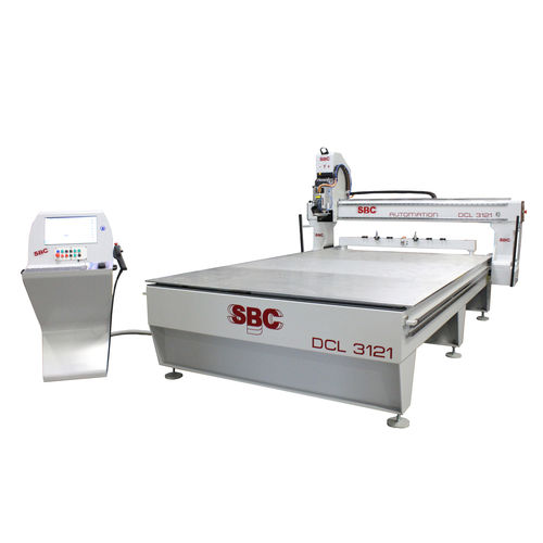 Recortadora CNC - DCL - SBC AUTOMATION - 3 ejes / de un husillo / para madera