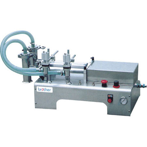 Máquina de llenado semiautomática - SYF - ZHEJIANG BROTHER PACKING MACHINERY CO.,LTD - de botellas / de pistón