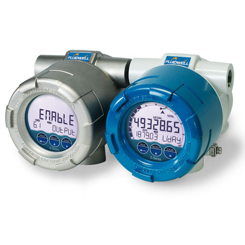 Indicador totalizador de caudal - E110 - Fluidwell bv - visualizador LCD / antideflagrante / con salida analógica