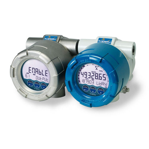 Indicador totalizador de caudal - E115 - Fluidwell bv - visualizador LCD / antideflagrante / con salida analógica