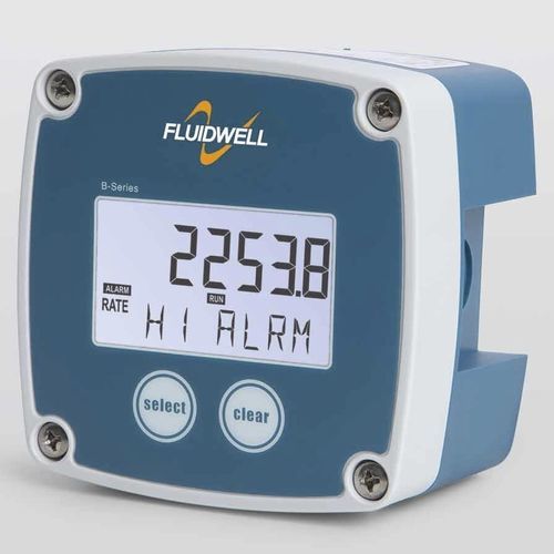 Indicador totalizador de cadencia - B-Alert - Fluidwell bv - de caudal / con pantalla LED / para montaje sobre panel