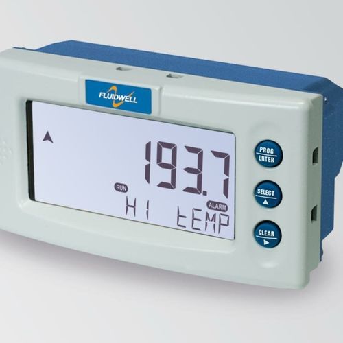 Monitor de temperatura para montar sobre panel - D043 - Fluidwell bv