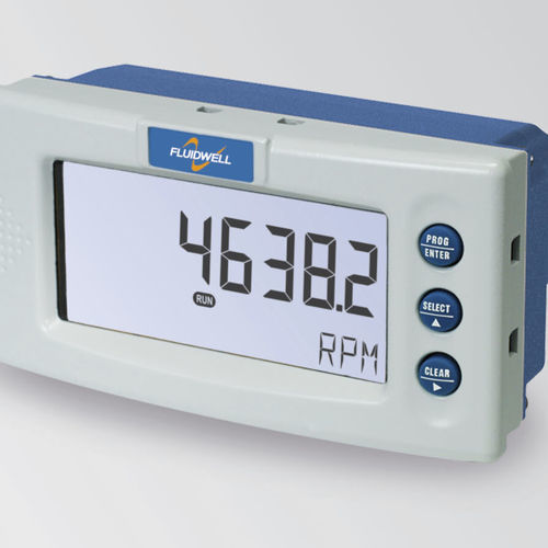 Indicador de velocidad - D093 - Fluidwell bv - digital / para montaje sobre panel / con alarma