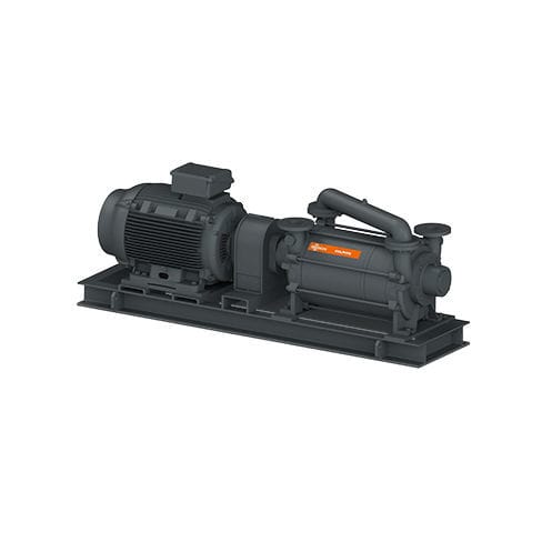Bomba de vacío de anillo líquido - Dolphin LB 1207 A - Busch Vacuum Solutions - lubricada / de 2 etapas / compresor