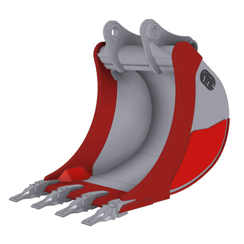 Cuchara estándar - CAME srl - para excavadora / 4 dientes