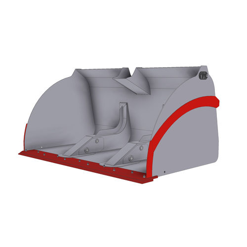 Cuchara frontal - CAME srl - descarga elevada / para material ligero