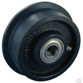 Rueda monobloque - RG 75/ 30/4K-S - Rollentechnik vom Stein GmbH - de hierro fundido / de rodamiento / con pestaña