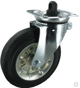Ruedecilla giratoria - GRB NL 4/200/50R-FSG - Rollentechnik vom Stein GmbH - con vástago / doble / de acero