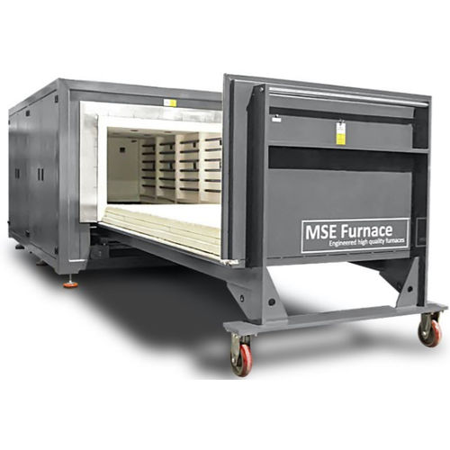 Horno de solera móvil - MD_800 - MSE TEKNOLOJİ LTD. ŞTİ. - tratamiento térmico / resistencia eléctrica / en atmósfera controlada