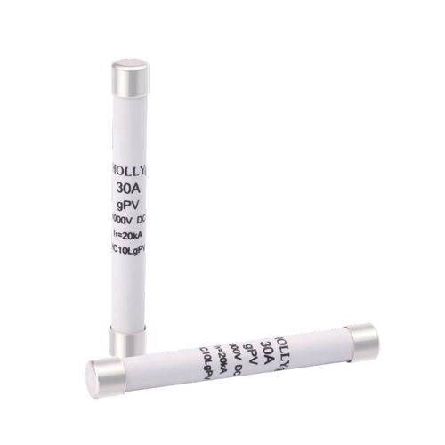 Fusible de protección contra cortocircuitos - HC10LgPV series - Holly/Hollyfuse/Hollyland - DC / de alta tensión / para aplicaciones fotovoltaicas