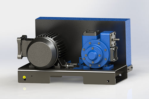 Bomba de engranaje - PU series - Zipfluid srl - para disolvente / de combustible / eléctrica