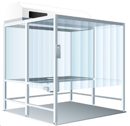Banco de trabajo de acero inoxidable - Spetec GmbH - para sala blanca / móvil / compacto