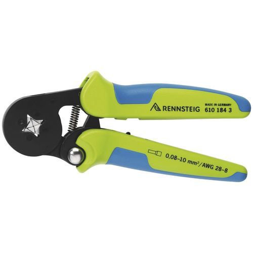 Herramienta de engaste manual - PEW 8.184 - RENNSTEIG WERKZEUGE GMBH - para bornes de cables / para de hilo