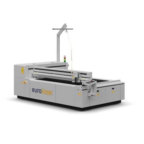Máquina de corte láser CO2 - eurolaser XL-1600 - eurolaser GmbH - para materiales compuestos / de tejido / para material plástico