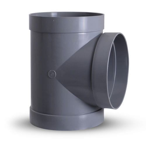 Racor hidráulico - PVC-TPCF-90 - ALNOR Ventilation Systems - de encaje / en T / de plástico