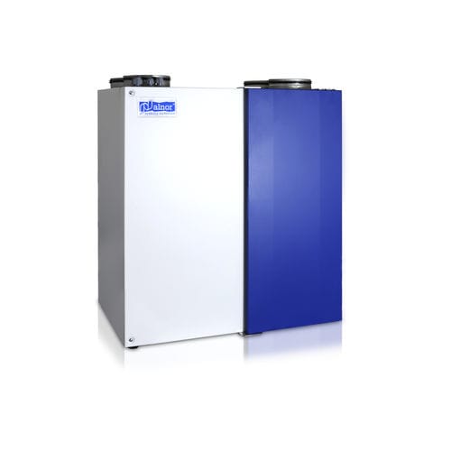 Central de tratamiento de aire de pared - HRU series - ALNOR Ventilation Systems - de pie / con recuperación de calor / de perfil bajo