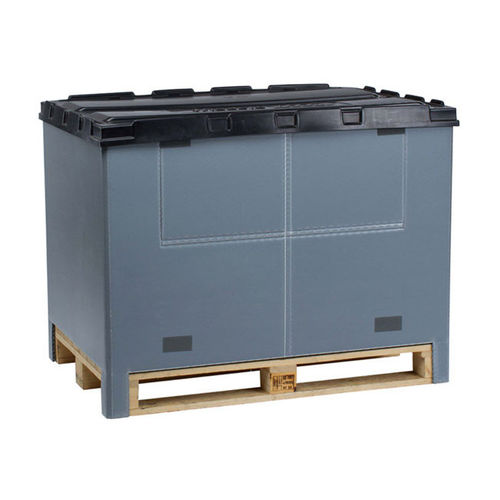 Caja-palé de polipropileno - Pallet TOP Box™ - Con-Pearl GmbH - para almacenamiento / de transporte / plegable