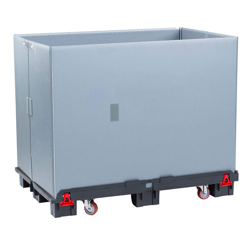 Caja-palé de plástico - Light ROLL - Con-Pearl GmbH - de transporte / para productos a granel / con 4 ruedas