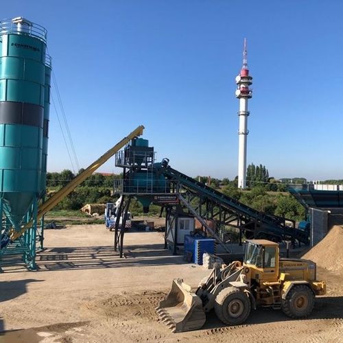 Planta de hormigón móvil - CONSTMACH Concrete Plants & Crushers - compacta / automática / horizontal