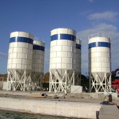 Silo de fondo cónico - CS-300 - CONSTMACH Concrete Plants & Crushers - empernado / de cemento / de hormigón