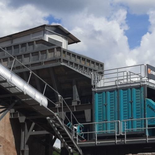 Alimentador vibratorio - CPG  series - CONSTMACH Concrete Plants & Crushers - de banda / para arena / automático