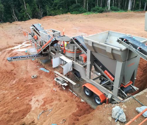 Machacadora de impacto con eje vertical - V-80 - CONSTMACH Concrete Plants & Crushers - móvil / para la producción de arena / primaria