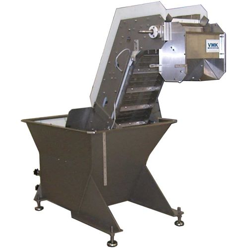 Tolva de alimentación - VMK50 - VMK Fish Machinery - elevadora / para pescado / con transportador de cinta