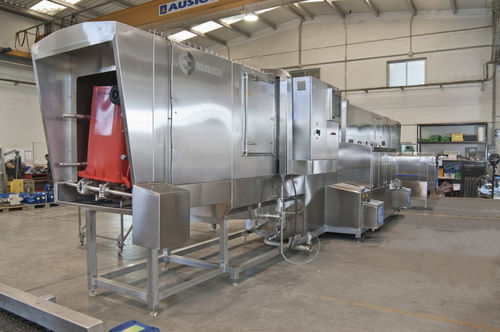 Máquina de lavado para recipientes - Mimasa Washing Technologies - de agua / para contenedor IBC / robusta