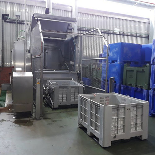 Lavadora de contenedores carga lateral - LC-1500 - Mimasa Washing Technologies - automática