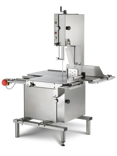 Sierra de cinta para huesos con mesa deslizante - C/E320 F - C/E320 P - MINERVA OMEGA GROUP S.R.L. - para supermercado / industrial / de acero inoxidable