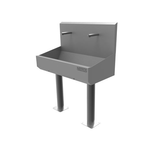 Fregadero para la industria agroalimentaria - WR F series - NIEROS Metal d.o.o. - para el lavado de manos / de acero inoxidable