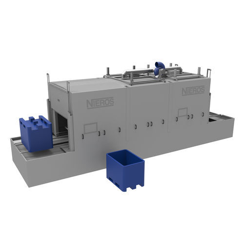 Lavadora de contenedores carga lateral - CLT PB series - NIEROS Metal d.o.o. - automática