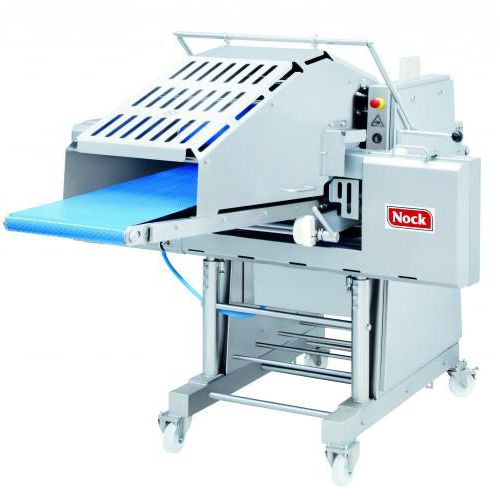 Cortadora de carne - CORTEX CB435/4E HVC  - NOCK Maschinenbau GmbH - para pescado / automática / con hoja circular