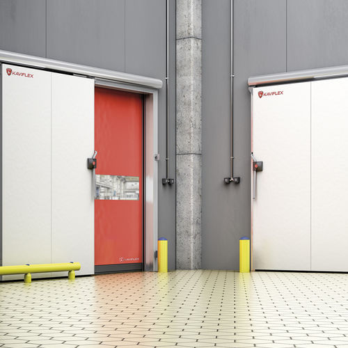Puerta corredera - S220GD  series - PANELCHOK - de polietileno / para cámara frigorífica / automática