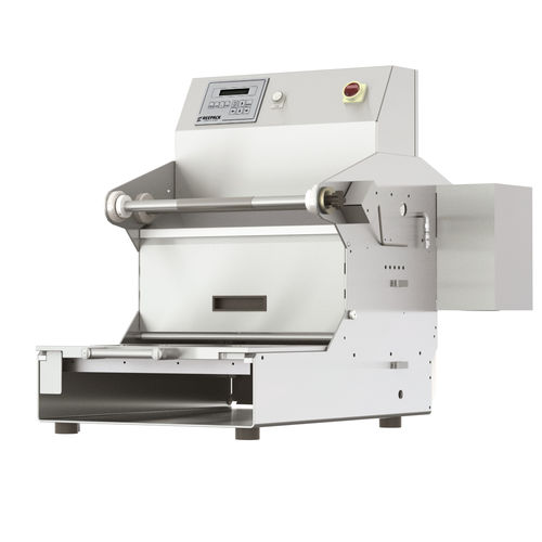 Operculadora lineal - REETRAY 25 SXT - Reepack S.r.l. Soc. Unip. - semiautomática / para la industria alimentaria / para el sector médico