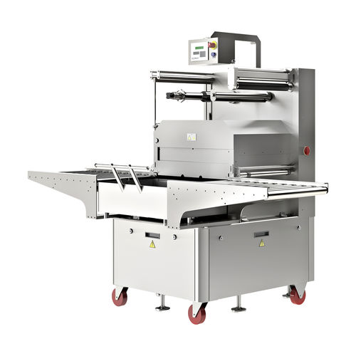Operculadora lineal - REETRAY 200 JUMBO - Reepack S.r.l. Soc. Unip. - semiautomática / para la industria alimentaria / con MAP