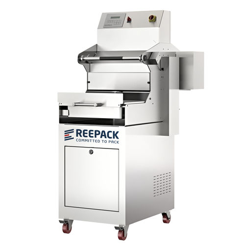 Operculadora lineal - REETRAY 30 - Reepack S.r.l. Soc. Unip. - semiautomática / para la industria alimentaria / al vacío