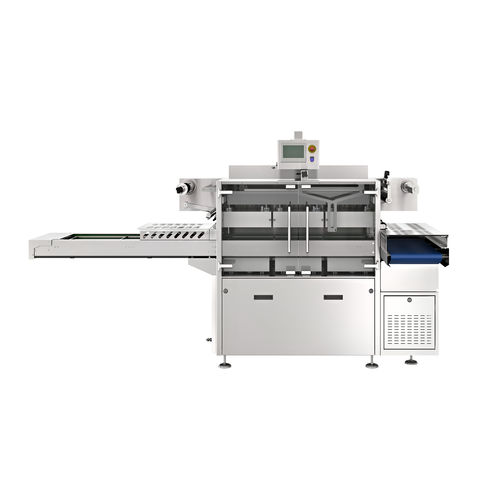 Operculadora lineal - REEMARKET - Reepack S.r.l. Soc. Unip. - automática / para la industria alimentaria / con MAP