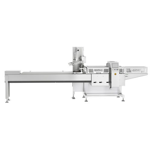 Retractiladora automática - ReeFlow 100 series - Reepack S.r.l. Soc. Unip. - de productos alimentarios / con túnel de retracción