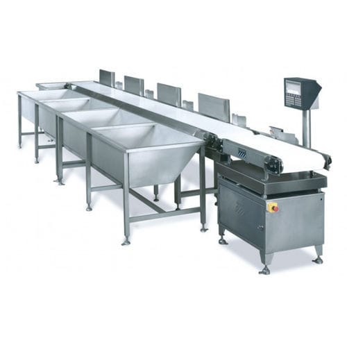 Máquina clasificadora para la industria agroalimentaria - RA00001356 - Roser Construcciones Metalicas S.A. - automática / de carne / continua