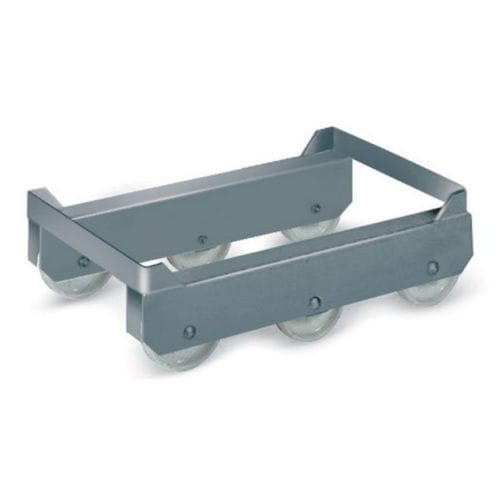 Carretilla de transporte - 11657 - Roser Construcciones Metalicas S.A. - de manipulación / de acero inoxidable / porta-cubetas