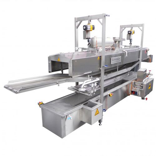 Freidora industrial deep-fat - SFT-T, SFE-T - Schomaker Convenience Technik GmbH - de carne / con transportador