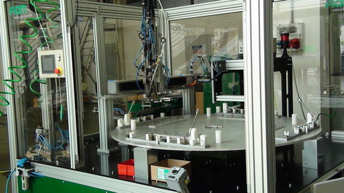 Ensambladora automática - FIAM - de válvulas / con mesa rotativa