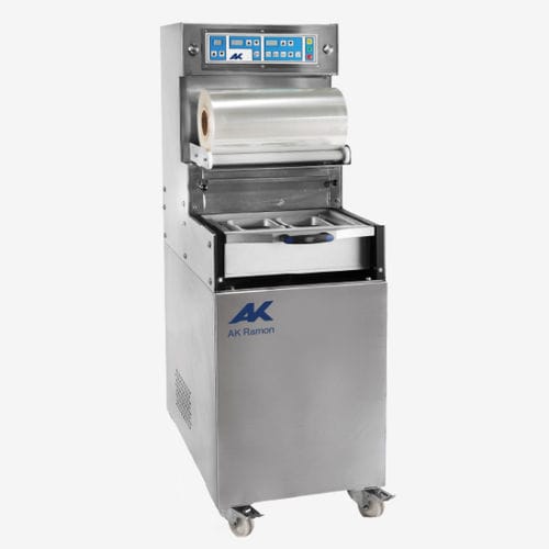 Operculadora automática - TS-550 - TALLERES RAMON, S.L. - lineal / para la industria alimentaria / al vacío