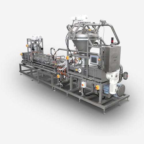Cocedor industrial de inyección de vapor - GPiCS - Berief Nahrungsmittelmaschinen GmbH & Co. KG - continuo / para queso