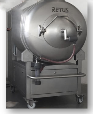 Tambor de maceración de vacío - RVMT-400-K - DORIT by Retus, Erwin Suter AG, Maschinenfabrik Retus - con sistema de refrigeración