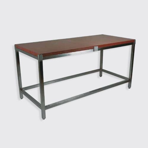 Mesa de trabajo de acero inoxidable - 100.150 series - Eberhardt GmbH - para la industria agroalimentaria