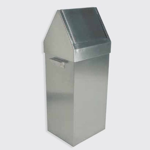 Cubo de basura de acero inoxidable - 100.700 series - Eberhardt GmbH - de residuos industriales / de residuos orgánicos / con tapa
