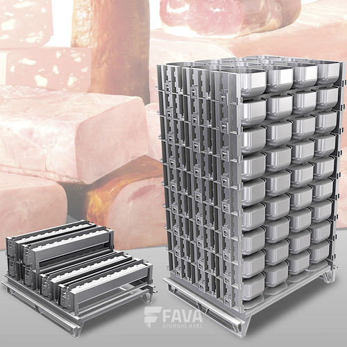 Molde para alimentos de jamón - Fava Giorgio Axel s.r.l. - para carne / de acero inoxidable