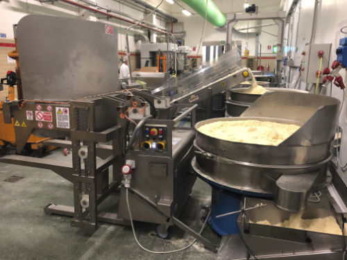 Volteador eléctrico - EF300/2  - Ferraroni AFP S.r.l. - hidráulico / compacto / para la industria agroalimentaria